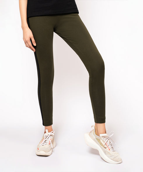 Women's Striped Leggings